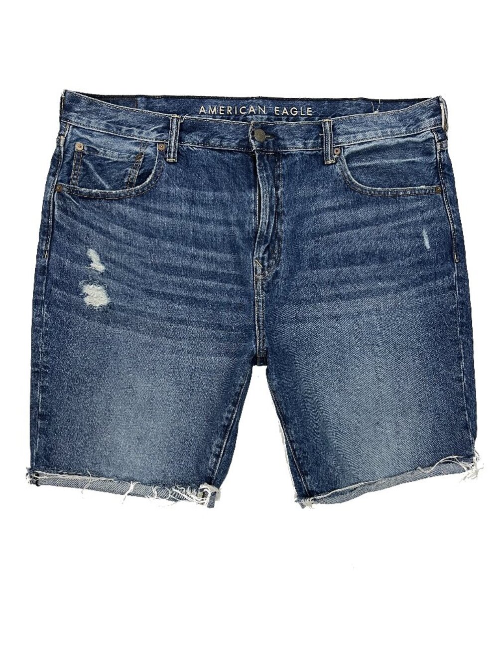 American Eagle Jean Cutoff Shorts Distressed Raw Hem 100% cotton Mens 40